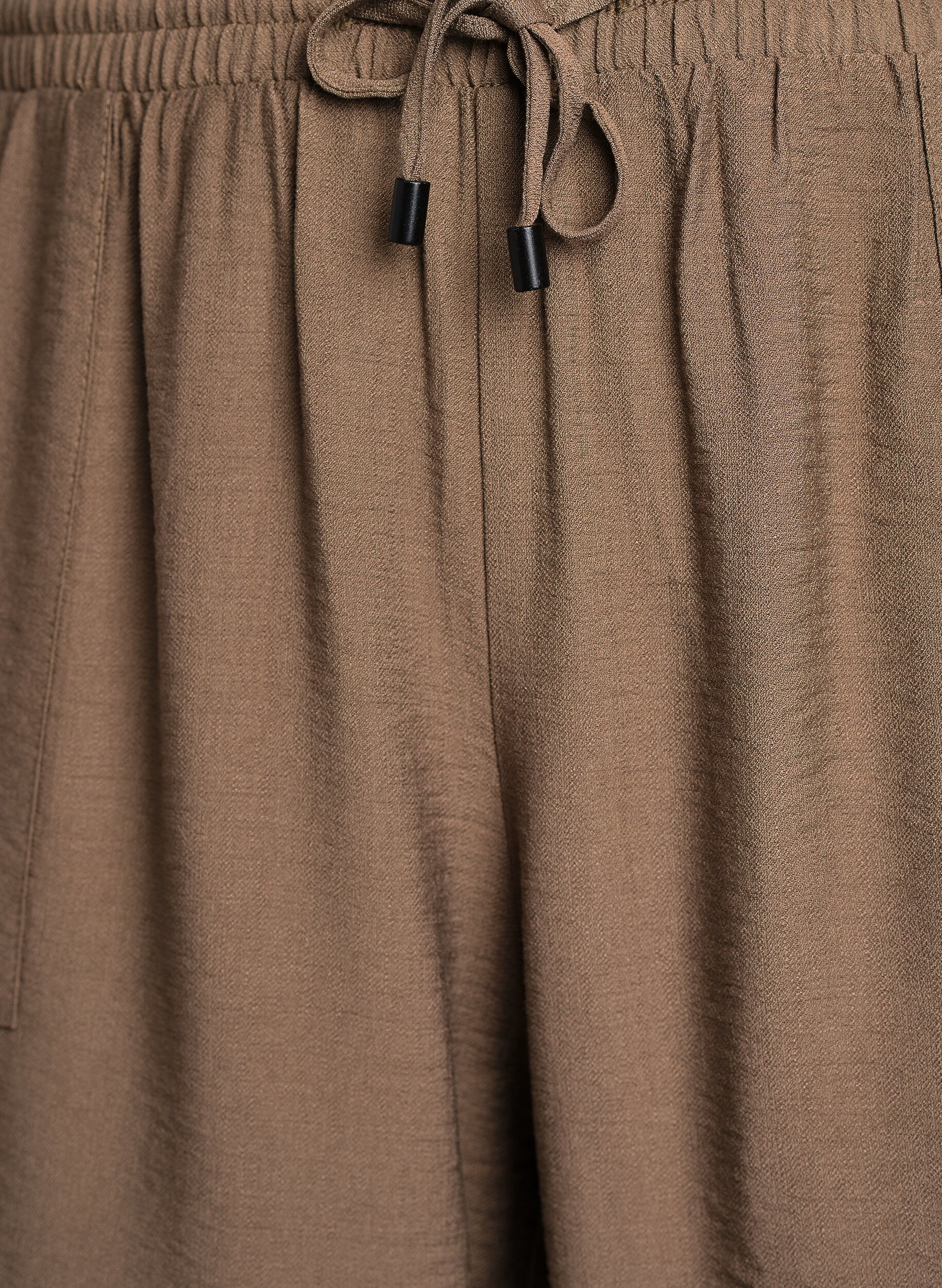 ZizziCargo broek met hoge taille, Beige, Packshot image number 2