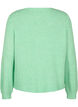 Cardigan en maille comportant de la laine et des boutons, Light G. Green Mel., Packshot image number 1