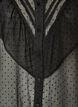 Transparante blouse met stippen en ruchesdetails, Zwart, Packshot image number 2