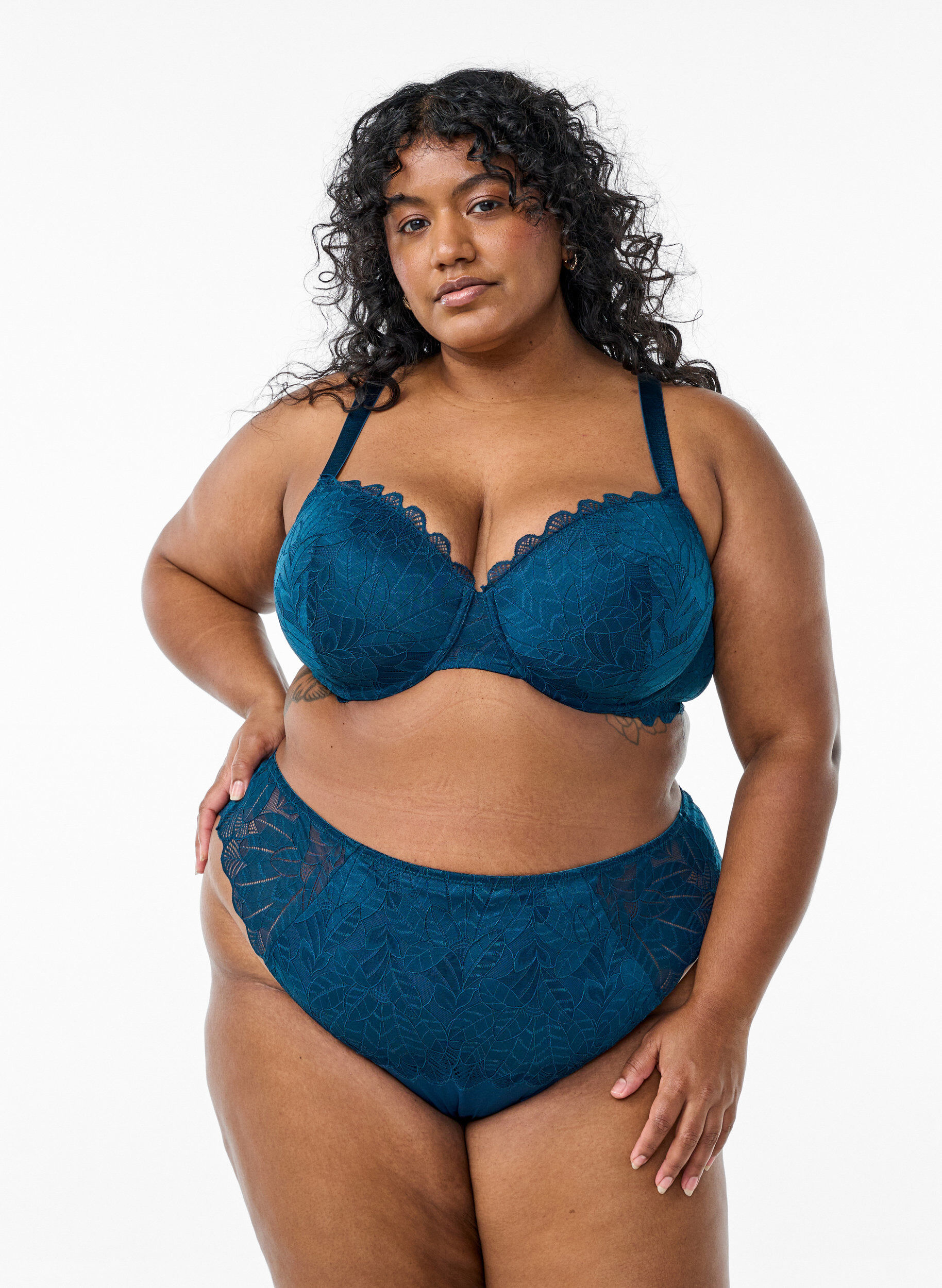 ZizziKanten string, Blauw, Model image number 0