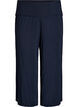 Jersey culotte broek met hoge taille, Blauw, Packshot image number 0