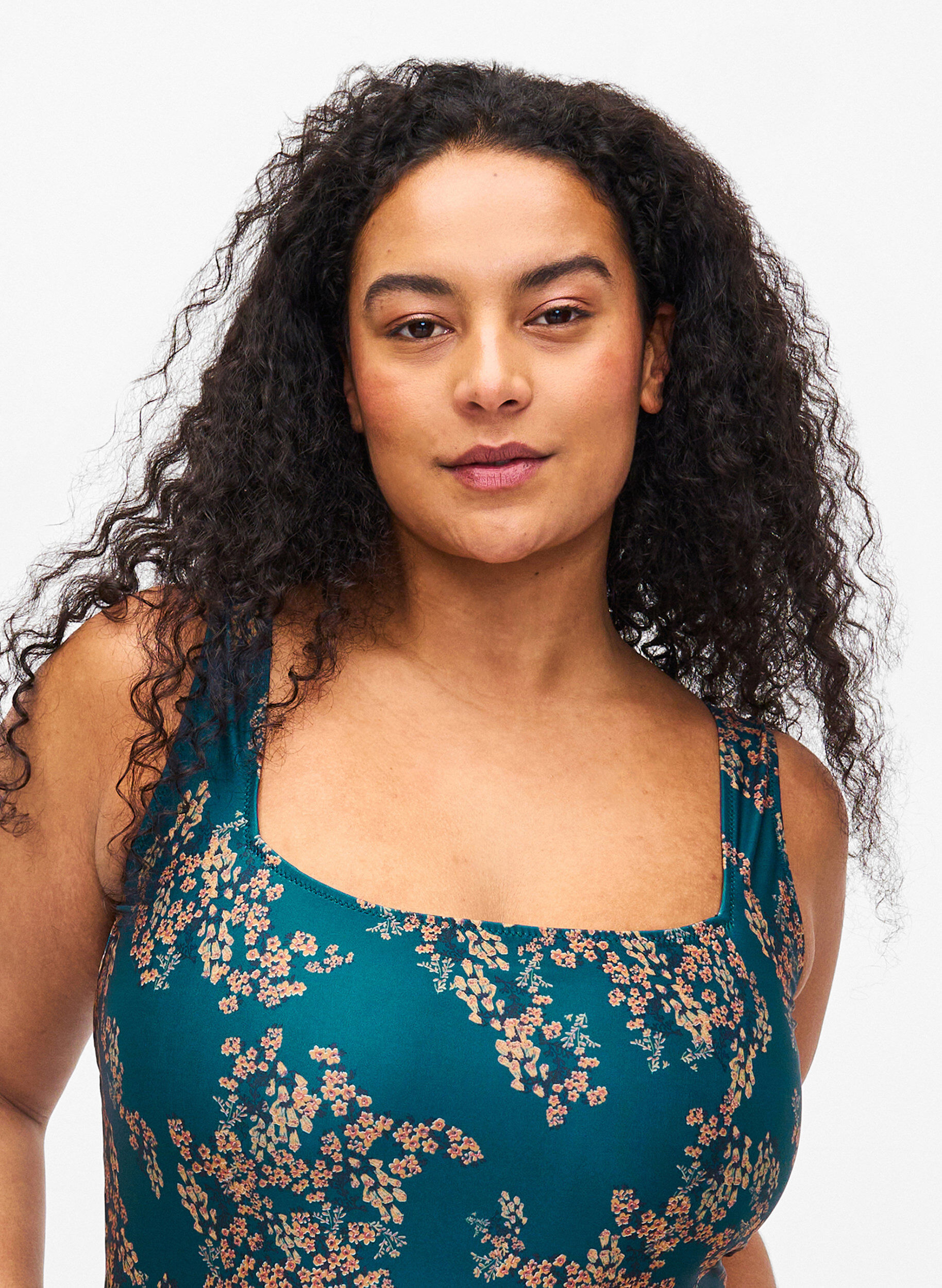 ZizziBadpak met bloemenprint, Zebra Flower, Model image number 2