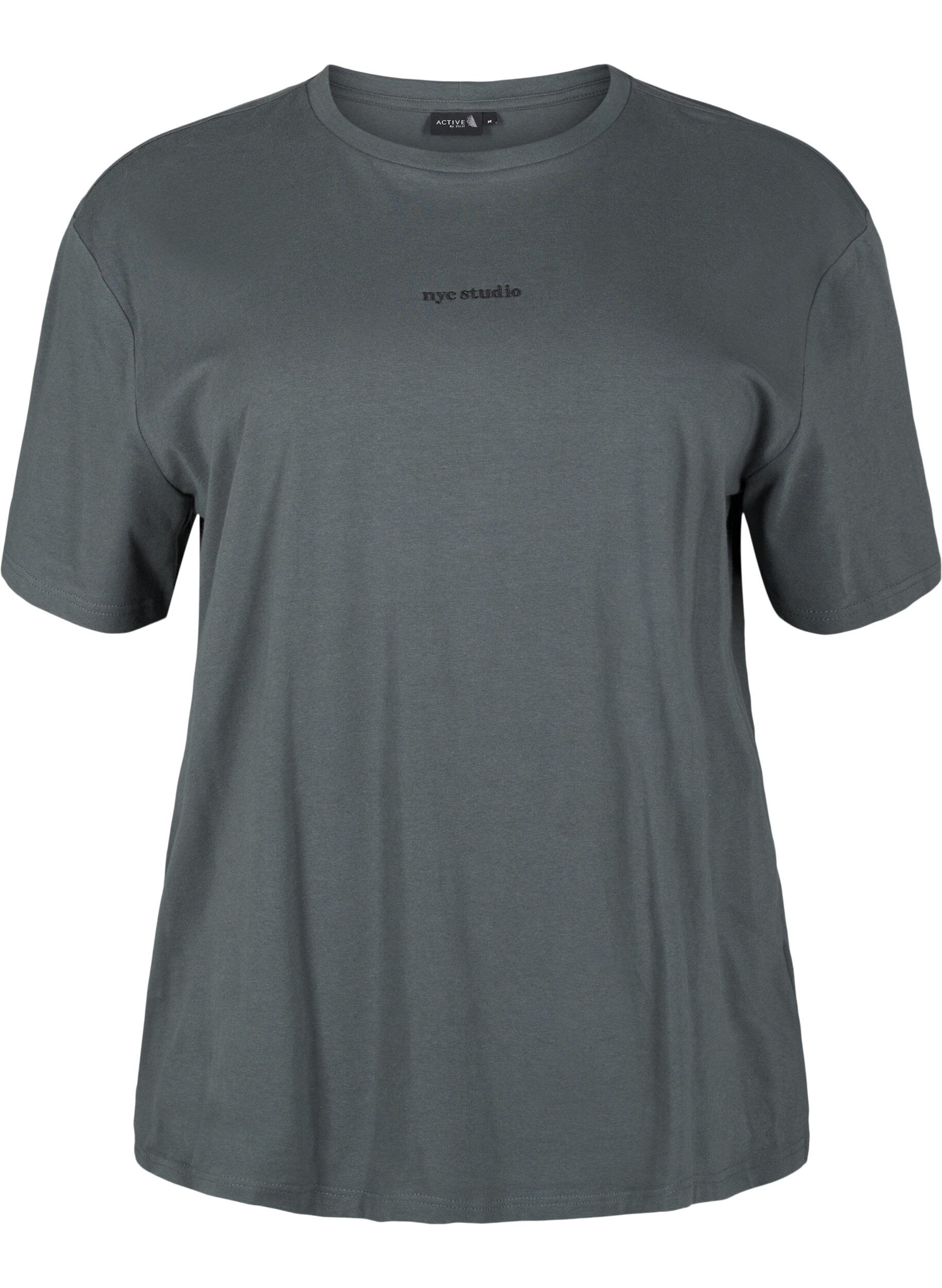 Sportief T-shirt in biologische katoen