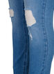 Amy jeans met super slim fit en ripped details, Blauw, Packshot image number 3