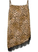 Top &agrave; fines bretelles avec dentelle et ourlet asym&eacute;trique, Marron, Packshot image number 1