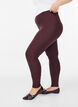 Basisleggings met extra lengte, Donker Bordeaux, Model image number 0