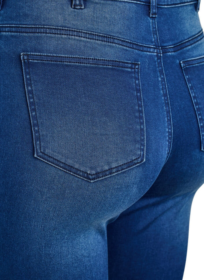 Super slim Amy jeans met hoge taille, Blauw, Packshot image number 3