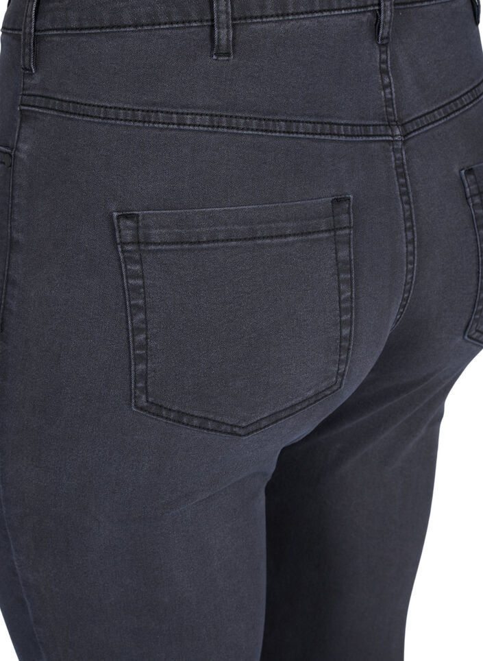 super slim fit Amy jeans met hoge taille, Grijs, Packshot image number 3