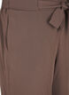 Luchtige broek met hoge taille en strikriem, Bruin, Packshot image number 2