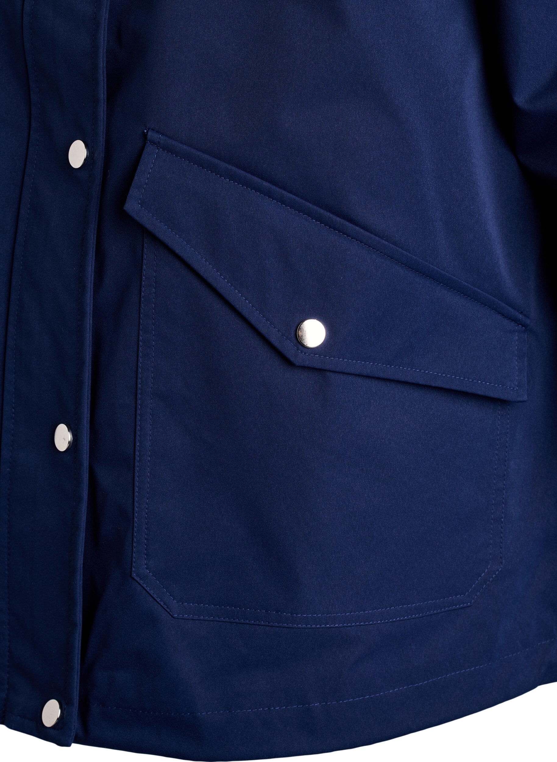 ZizziKorte lentejas met afneembare capuchon, Blauw, Packshot image number 3