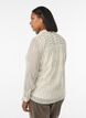 Shirt met glinsterend patroon, Vanille, Model image number 2