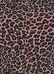 Korte jurk van mesh met luipaardprint, Bruin, Packshot image number 2