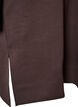 Sportieve sweatshirtjurk met hoge kraag en ritssluiting, Bruin, Packshot image number 3