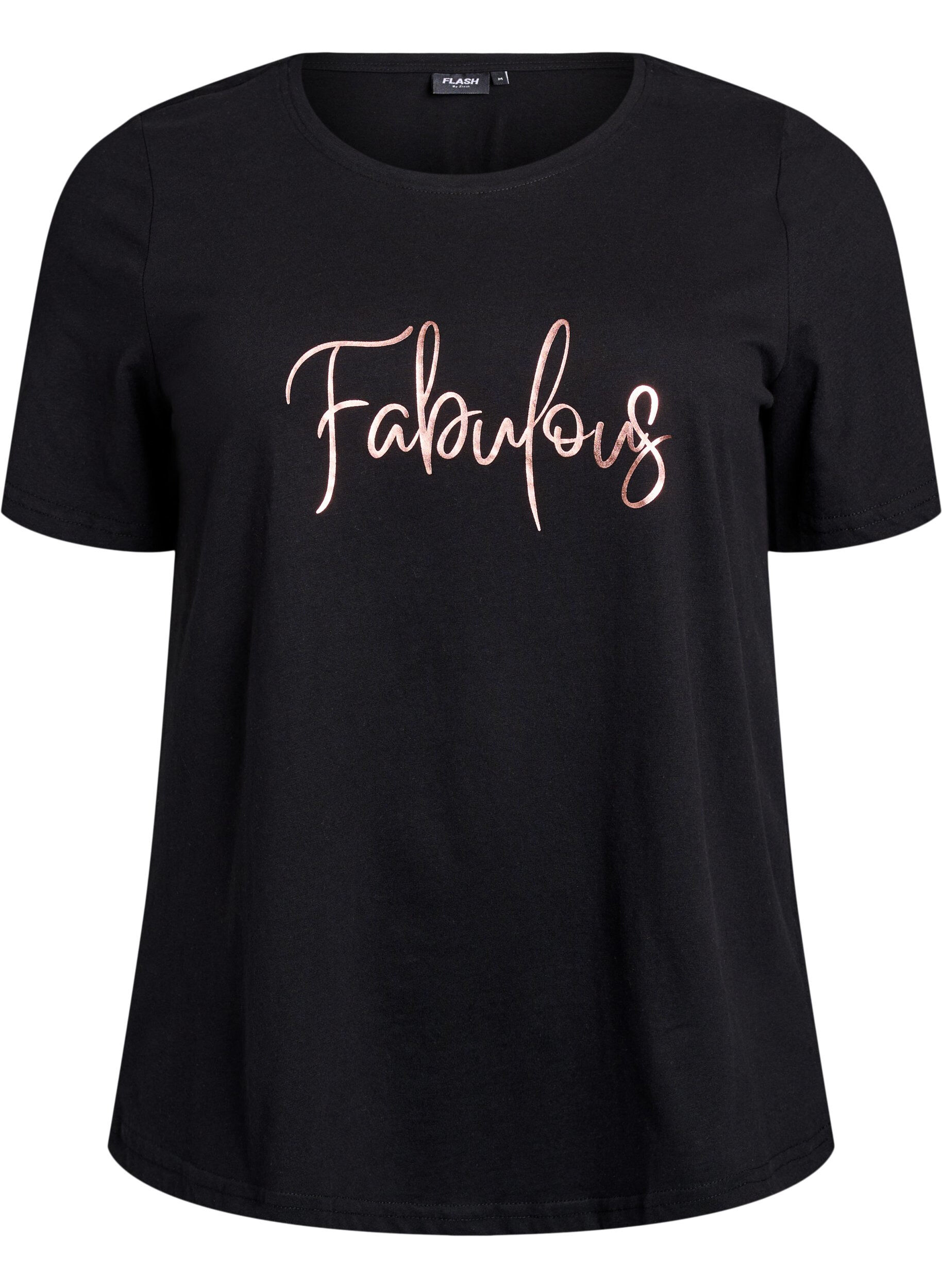 FLASH - T-shirt met print