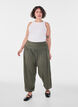 Pantalon sarouel ample, Vert, Model image number 0