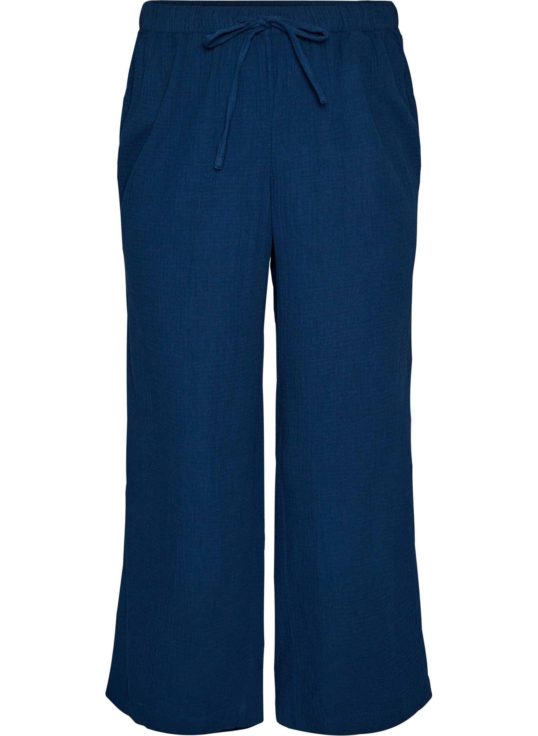 Pantalon de pyjama ample en mousseline de coton