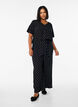 Polkadot jumpsuit met korte mouwen, Zwart, Model image number 0