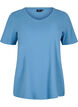 Effen basic T-shirt van katoen, Blauw, Packshot image number 0