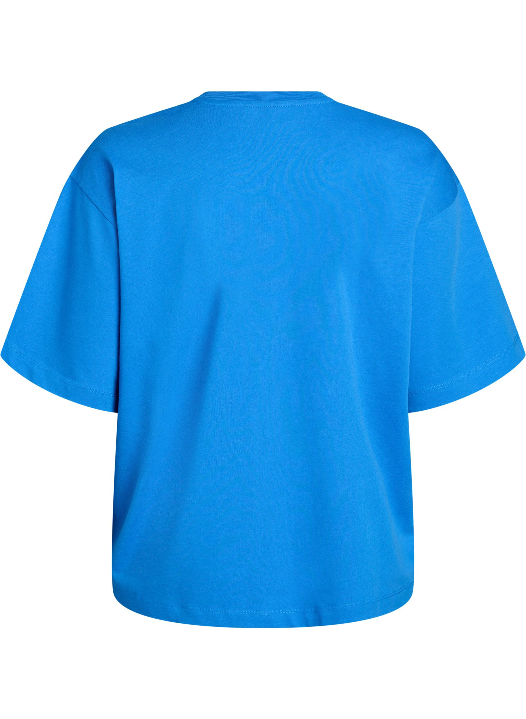 ZizziOversized T-shirt met halflange mouwen, Blauw, Packshot image number 1