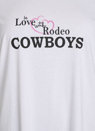 ZizziFLASH - T-shirt met print, Bright W. In Love, Packshot image number 2