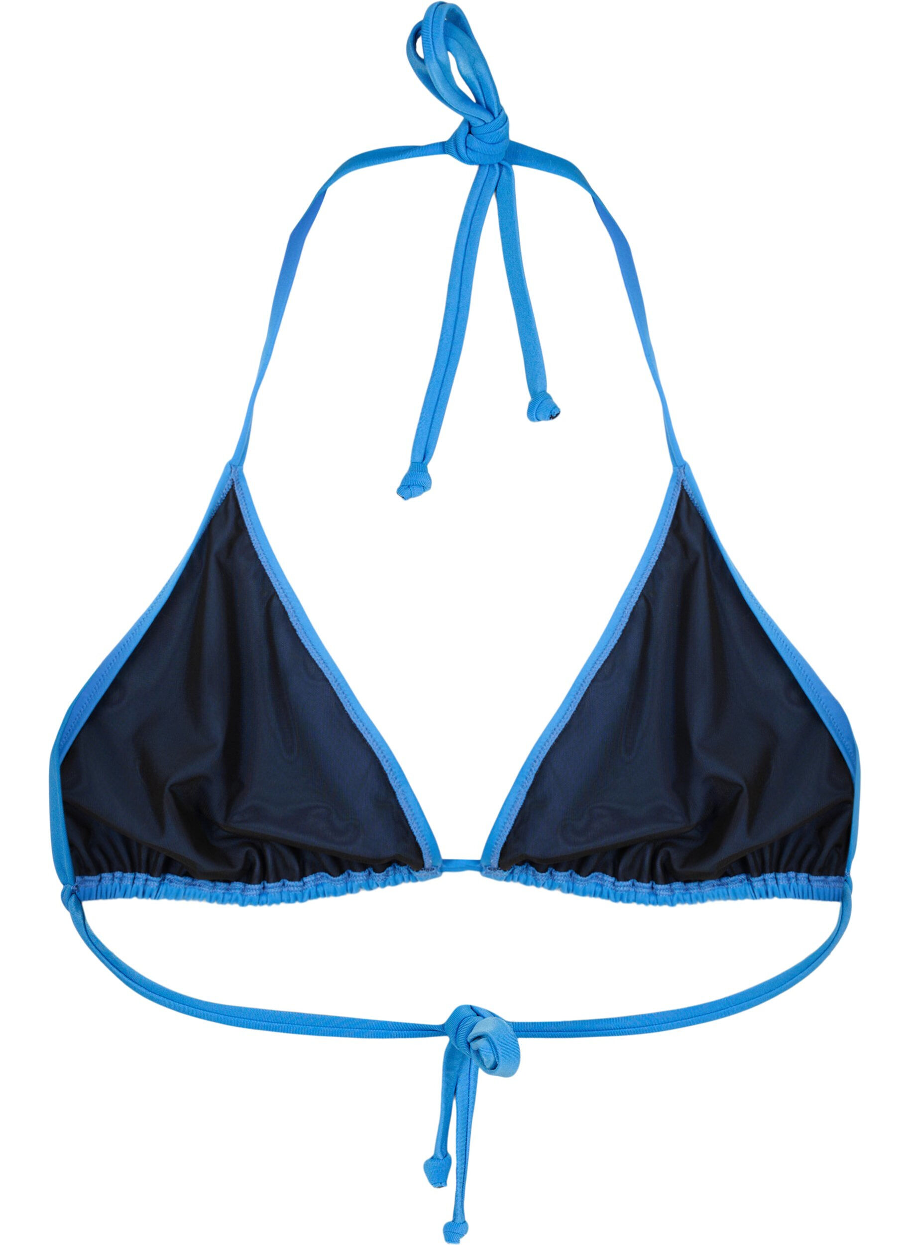 ZizziEffen triangel bikinitopje, Blauw, Packshot image number 1