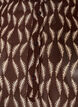Blouse met all-overprint en korte knoopsluiting, Bruin, Packshot image number 2
