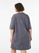 Losse T-shirt jurk met een gewassen look, Grijs, Model image number 2