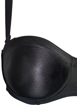 ZizziStrapless beha met beugel, Black, Packshot image number 3