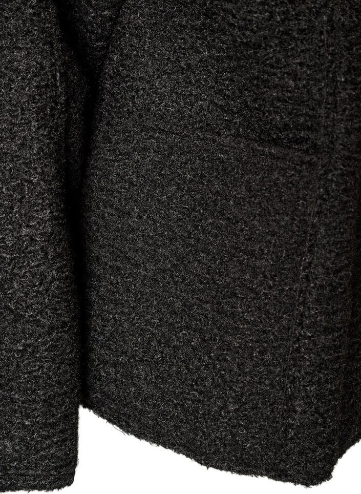 Losvallend vest met zakken, Zwart, Packshot image number 3