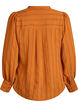 Blouse met verticale strepen, Oranje, Packshot image number 1
