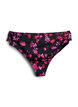 Bloemenprint Braziliaanse bikinibroekjes, Roze, Packshot image number 0