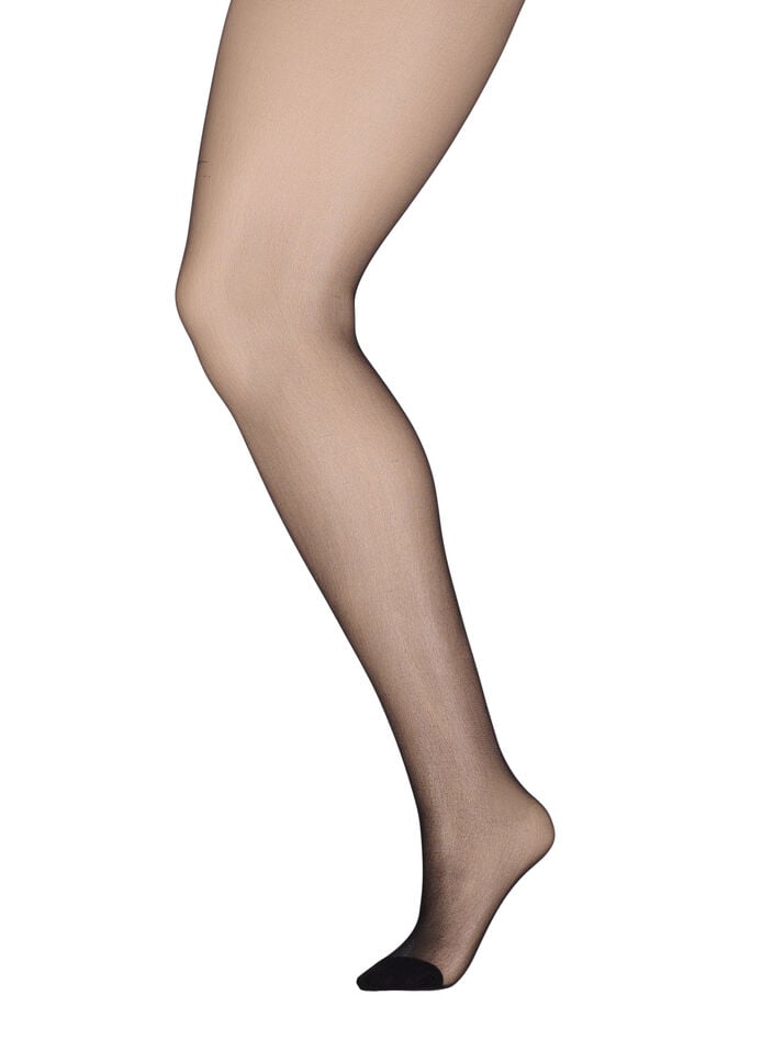 2-pak panty's in 20 denier, Black, Packshot
