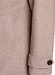 Korte jas met dubbele knoopsluiting, Beige, Packshot image number 3