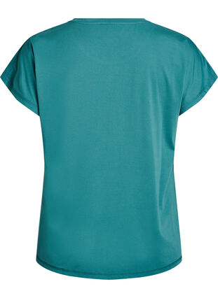 ZizziEffen gekleurd trainingsshirt, Blauw, Packshot image number 1