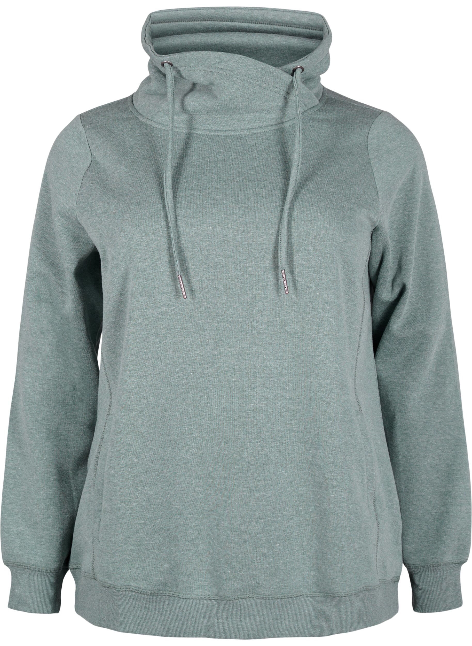 FLASH - Sweatshirt met hoge kraag