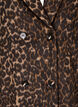 Luipaardprint jas met dubbele knoopsluiting, Bruin, Packshot image number 2