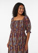 Zomerjurk in viscose met paisley print, Paars, Model image number 2