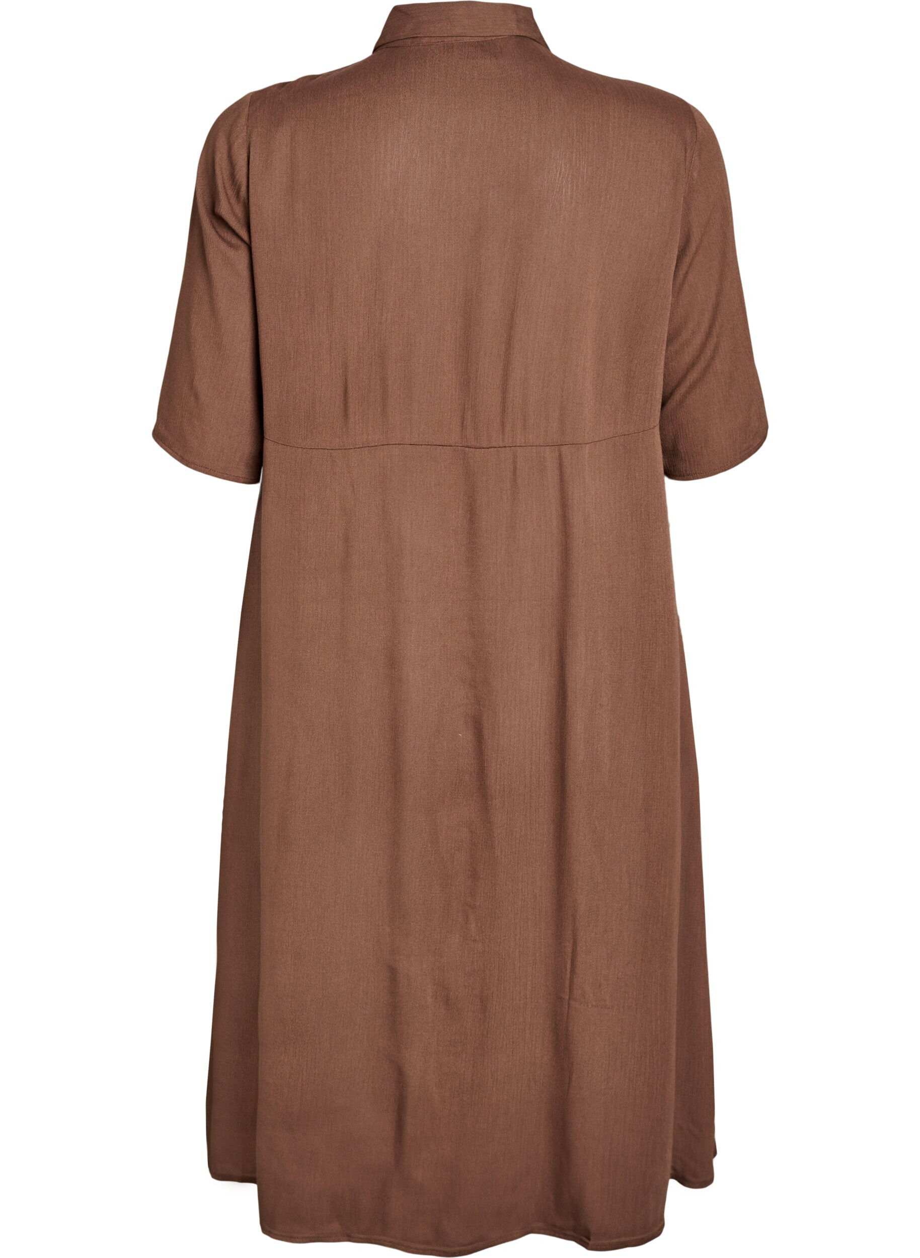 ZizziMidi shirtjurk met korte mouwen, Groen, Packshot image number 1