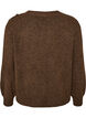 Breisel blouse met knoopdetail, Bruin, Packshot image number 1