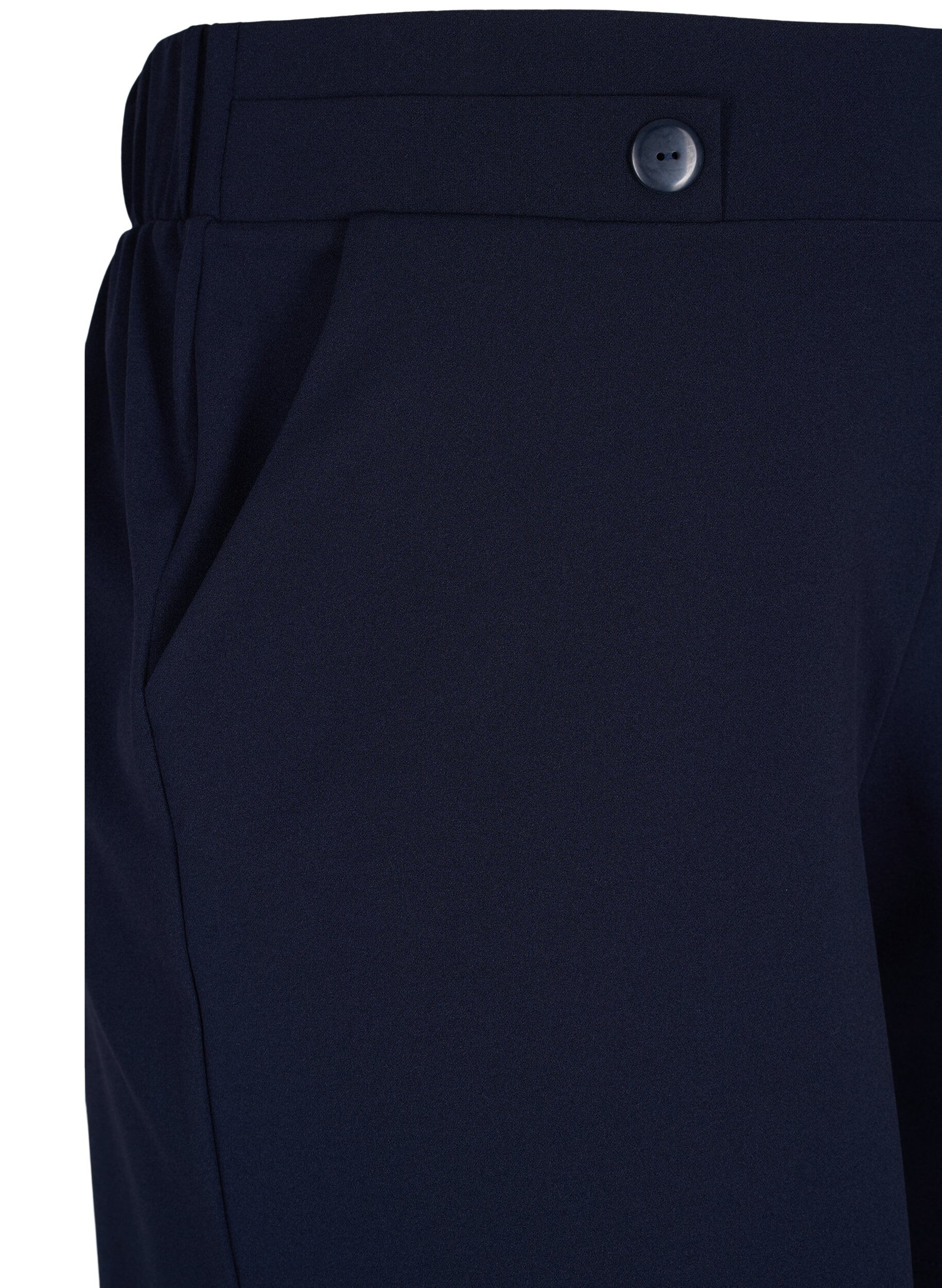 Zizzi Short avec poches et coupe ample, Bleu, Packshot image number 2