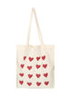 Tote bag met print, Rood, Packshot image number 0