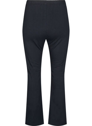 ZizziFlared jerseybroek, Black, Packshot image number 1