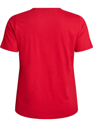 ZizziFLASH - T-shirt met motief, Urban Red Rose, Packshot image number 1