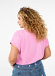 2-pack T-shirts met korte mouwen, Roze, Model image number 1