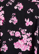 Katoenen jurk met korte mouwen en print, Zwart, Packshot image number 2