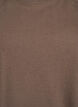 Jersey blouse met raglanmouwen tot de elleboog, Bruin, Packshot image number 2