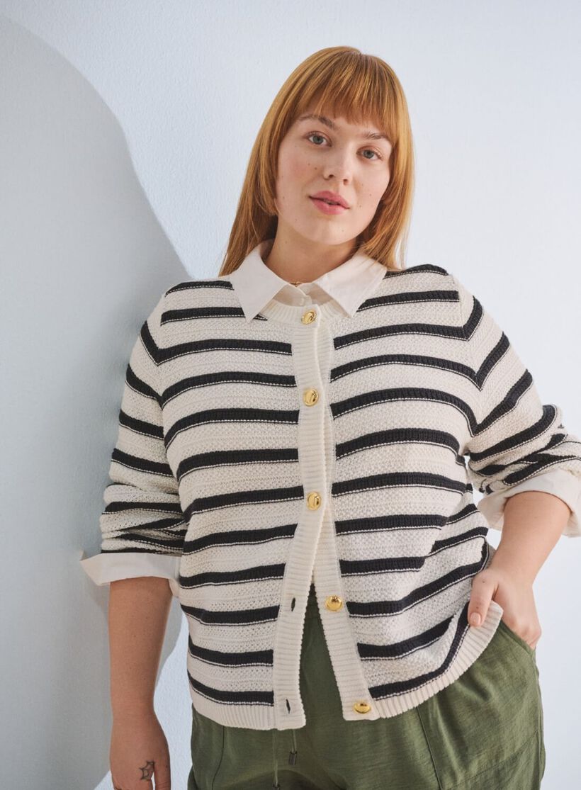 Gestreept vest, , Model