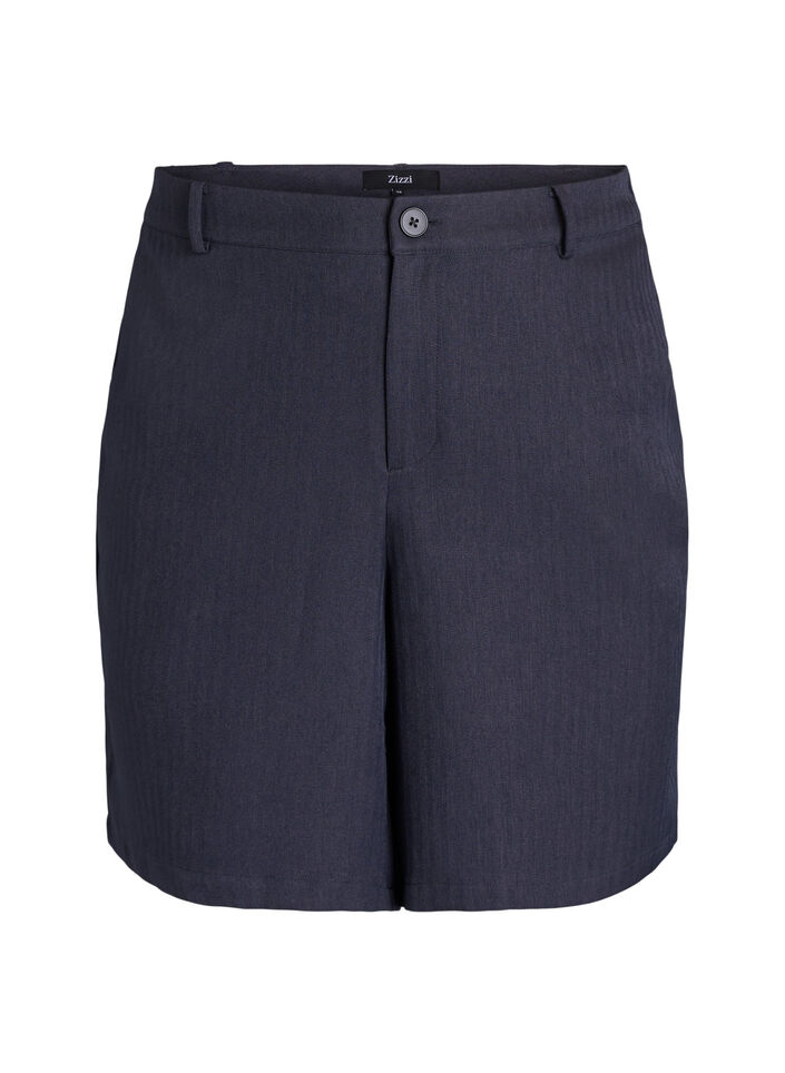 Op maat gemaakte bermudashorts met zakken, Dark Grey , Packshot
