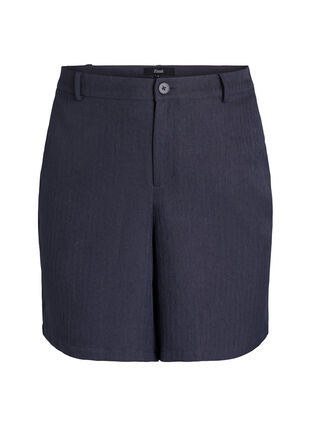 ZizziOp maat gemaakte bermudashorts met zakken, Dark Grey , Packshot image number 0