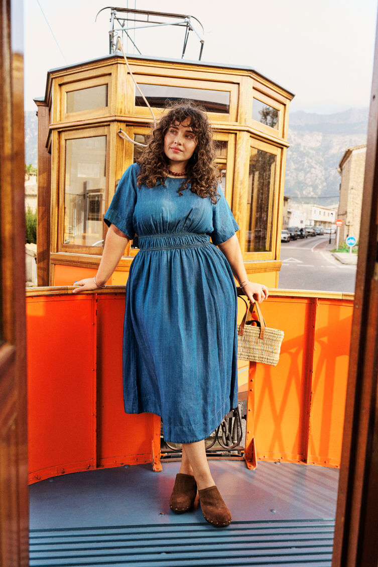 Bohemien in blauwtinten, , Model